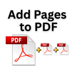 add pages to pdf